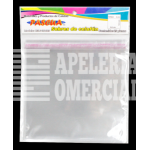 BOLSAS DE CELOFAN CON ADHESIVO 22.5 X 15.5 + 5 C/25