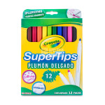 MARCADOR CRAYOLA LAVABLE DELGADO C/12
