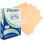 FOLDER T. CARTA COLOR CREMA C/U 