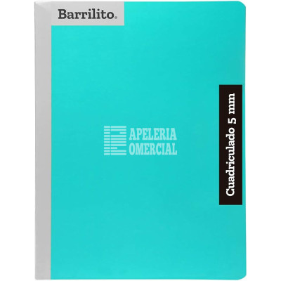 CUADERNO BARRILITO PROFESIONAL 100 HJS. COSIDO 5 MM.