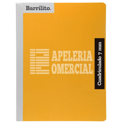 CUADERNO BARRILITO PROFESIONAL 100 HJS. COSIDO 7 MM.