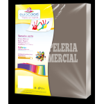 PAPEL FLOURESCENTE T.CARTA C/U GRIS