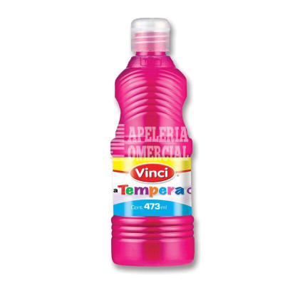 PINTURA TEMPERA VINCI 473 ML. COLOR MAGENTA