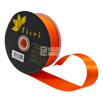 MERCERIA LISTON SATINADO 1 1/2" X 45 M. COLOR NARANJA