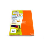 PAPEL FLOURESCENTE T.CARTA C/U NARANJA NEON