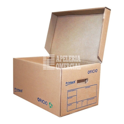 CAJA P/ARCHIVO T. OFICIO DE CARTON MARCA PRINTECK