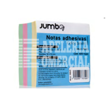 PAPELETAS ADHESIVAS CUBO 76 X 76 MM. PASTEL