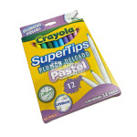 MARCADOR CRAYOLA LAVABLE DELGADO C/12 PASTEL