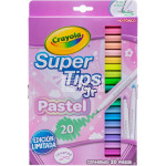 MARCADOR CRAYOLA LAVABLE DELGADO C/20 PASTEL
