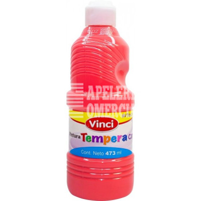 PINTURA TEMPERA VINCI 473 ML. COLOR ROSA MEX.