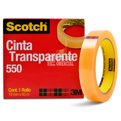 ROLLO CINTA ADHESIVA SCOTCH 550 19 X 65 MTS.