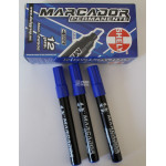 MARCADOR PUNTO GRUESO PERMANENTE SHELY C.AZUL