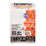 ETIQUETAS AUTOADHERIBLES BLANCAS TRANSFER 08-20