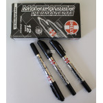 MARCADOR PERMANENTE SHELY DOBLE PUNTA C.NEGRO
